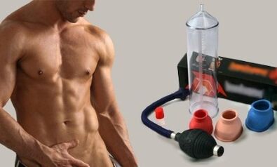 Siurblys, skirtas vyriškos lyties penio dydžiui padidinti